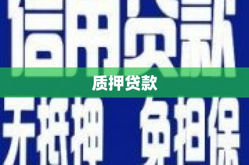 猇亭质押贷款