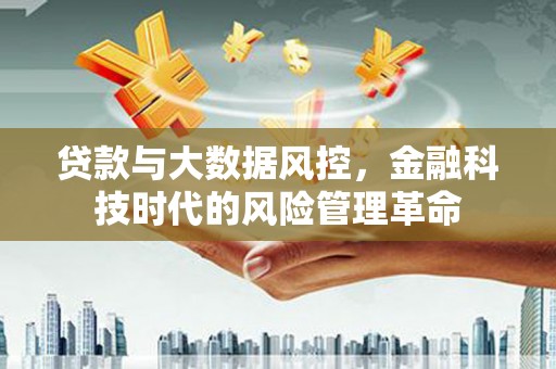 猇亭贷款与大数据风控，金融科技时代的风险管理革命