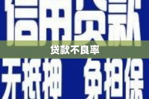 猇亭贷款不良率