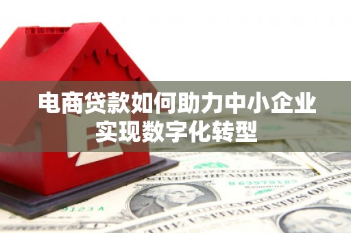 猇亭电商贷款如何助力中小企业实现数字化转型