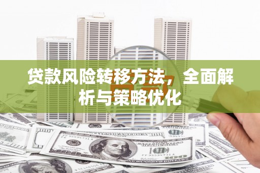 猇亭贷款风险转移方法，全面解析与策略优化