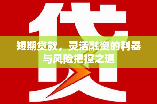 猇亭短期贷款，灵活融资的利器与风险把控之道