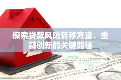 猇亭探索贷款风险转移方法，金融创新的关键路径