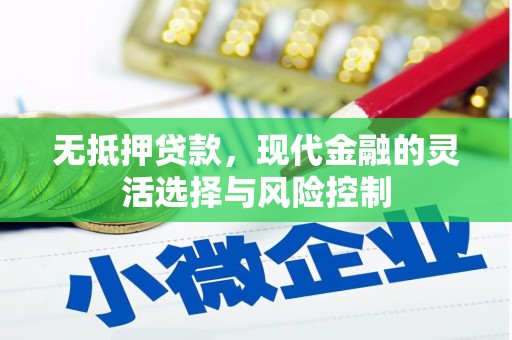猇亭无抵押贷款，现代金融的灵活选择与风险控制