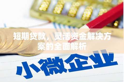 猇亭短期贷款，灵活资金解决方案的全面解析