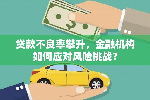 猇亭贷款不良率攀升，金融机构如何应对风险挑战？