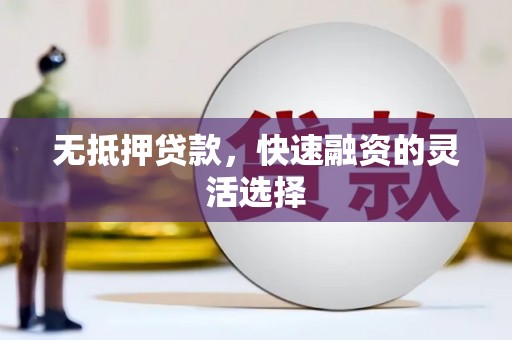 猇亭无抵押贷款，快速融资的灵活选择