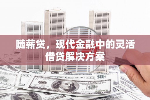 猇亭随薪贷，现代金融中的灵活借贷解决方案
