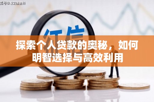 猇亭探索个人贷款的奥秘，如何明智选择与高效利用