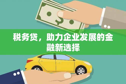 猇亭税务贷，助力企业发展的金融新选择