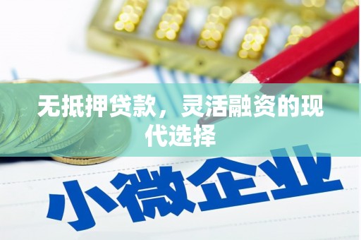 猇亭无抵押贷款，灵活融资的现代选择