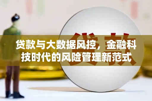 猇亭贷款与大数据风控，金融科技时代的风险管理新范式