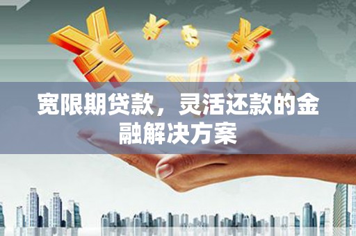 猇亭宽限期贷款，灵活还款的金融解决方案