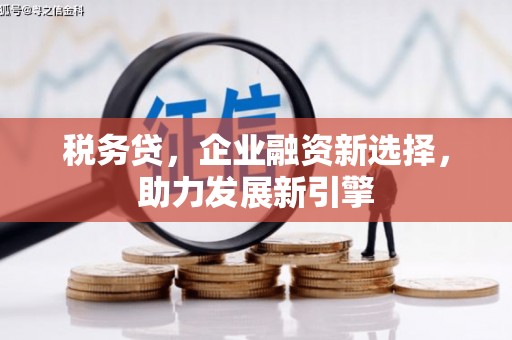 猇亭税务贷，企业融资新选择，助力发展新引擎